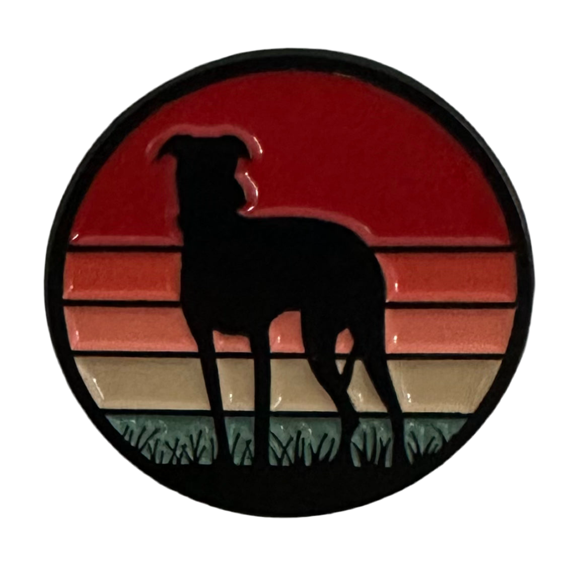 Greyhound Pin (Silhouette)