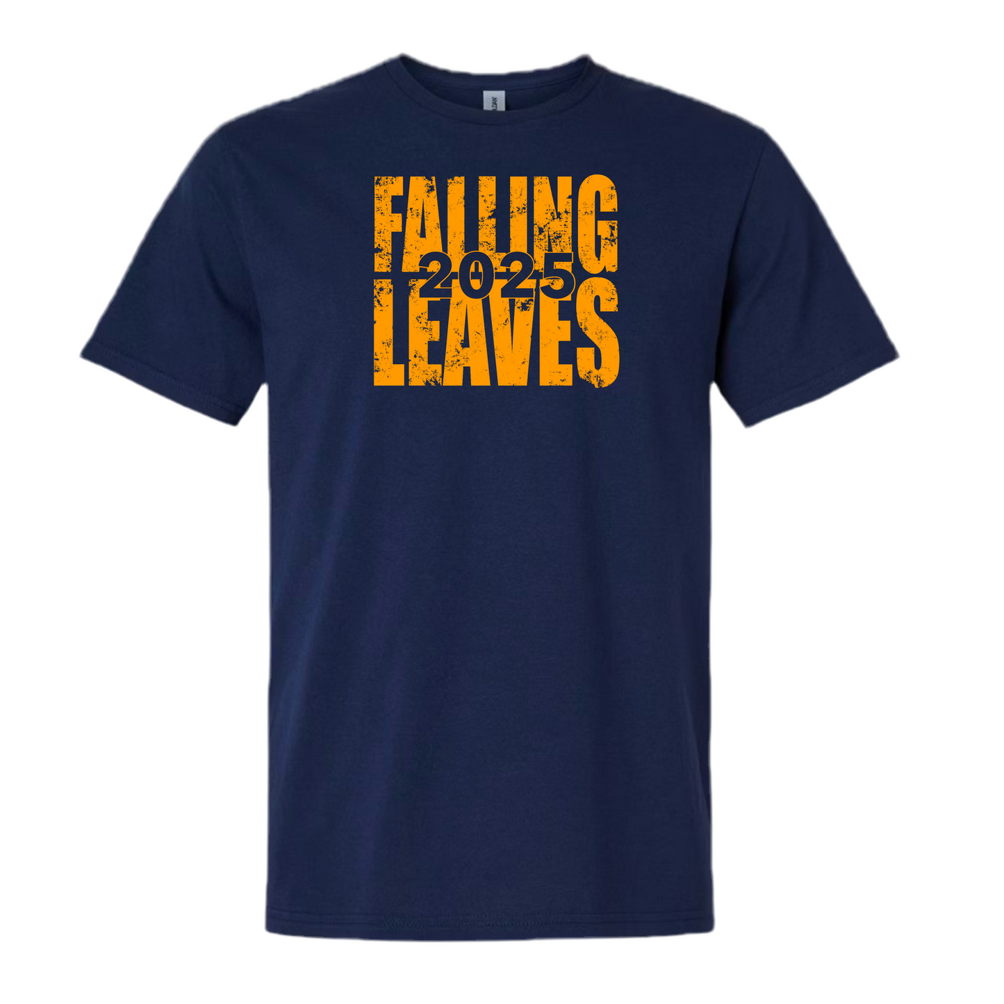 Falling Leaves Gold Block Tee