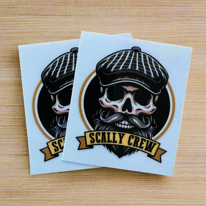 3.5” Scally Crew Sticker (Gold)