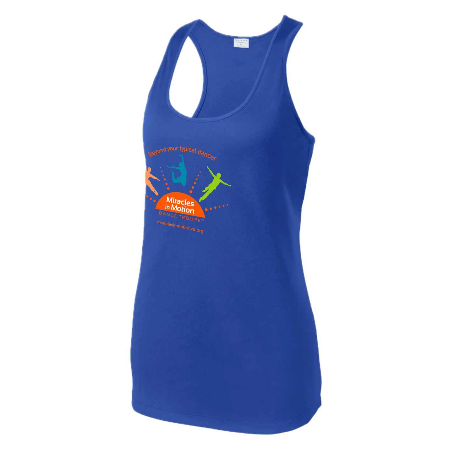 Miracles in Motion Logo Racerback Tank