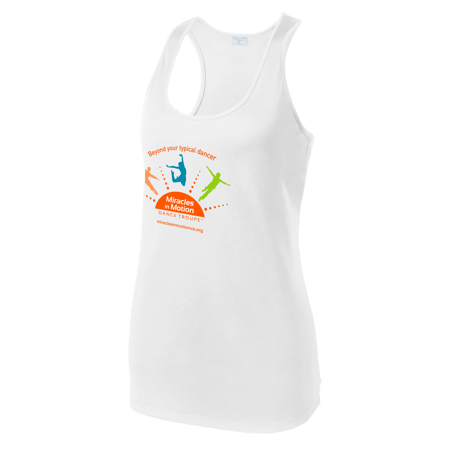 Miracles in Motion Logo Racerback Tank