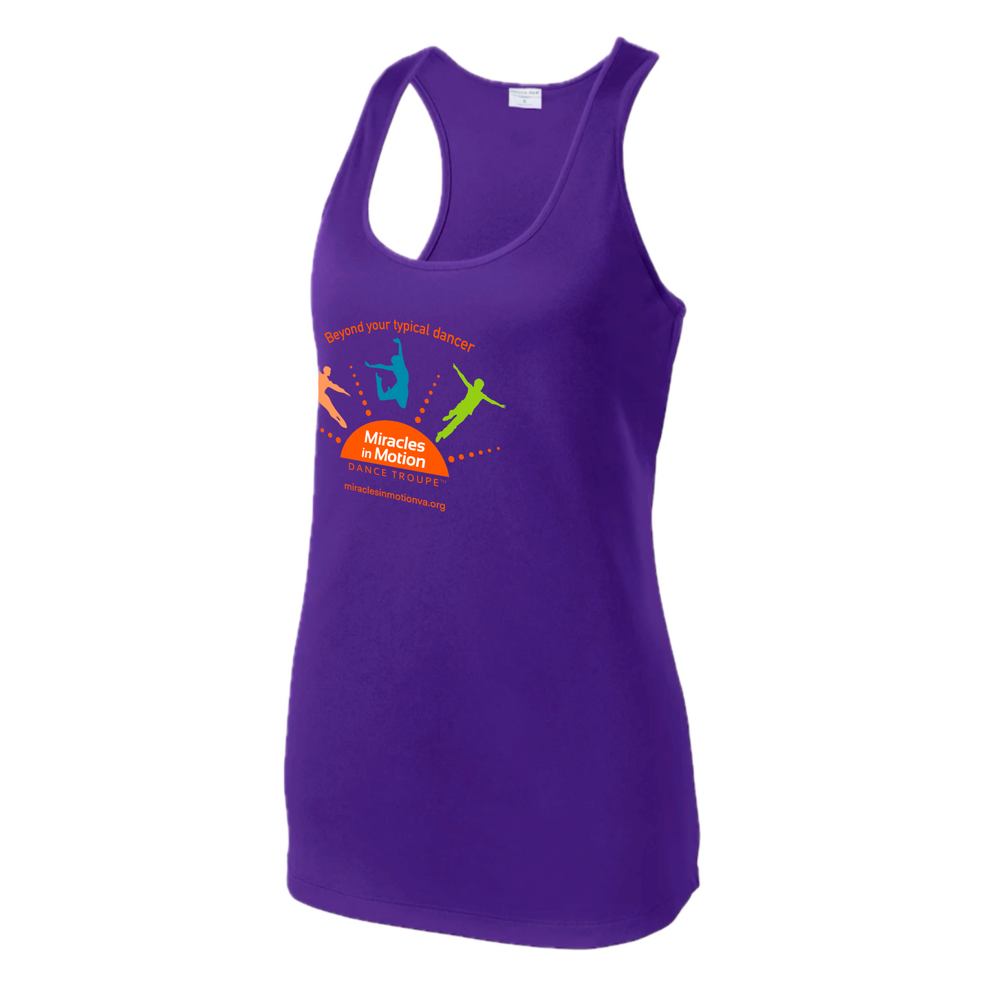 Miracles in Motion Logo Racerback Tank