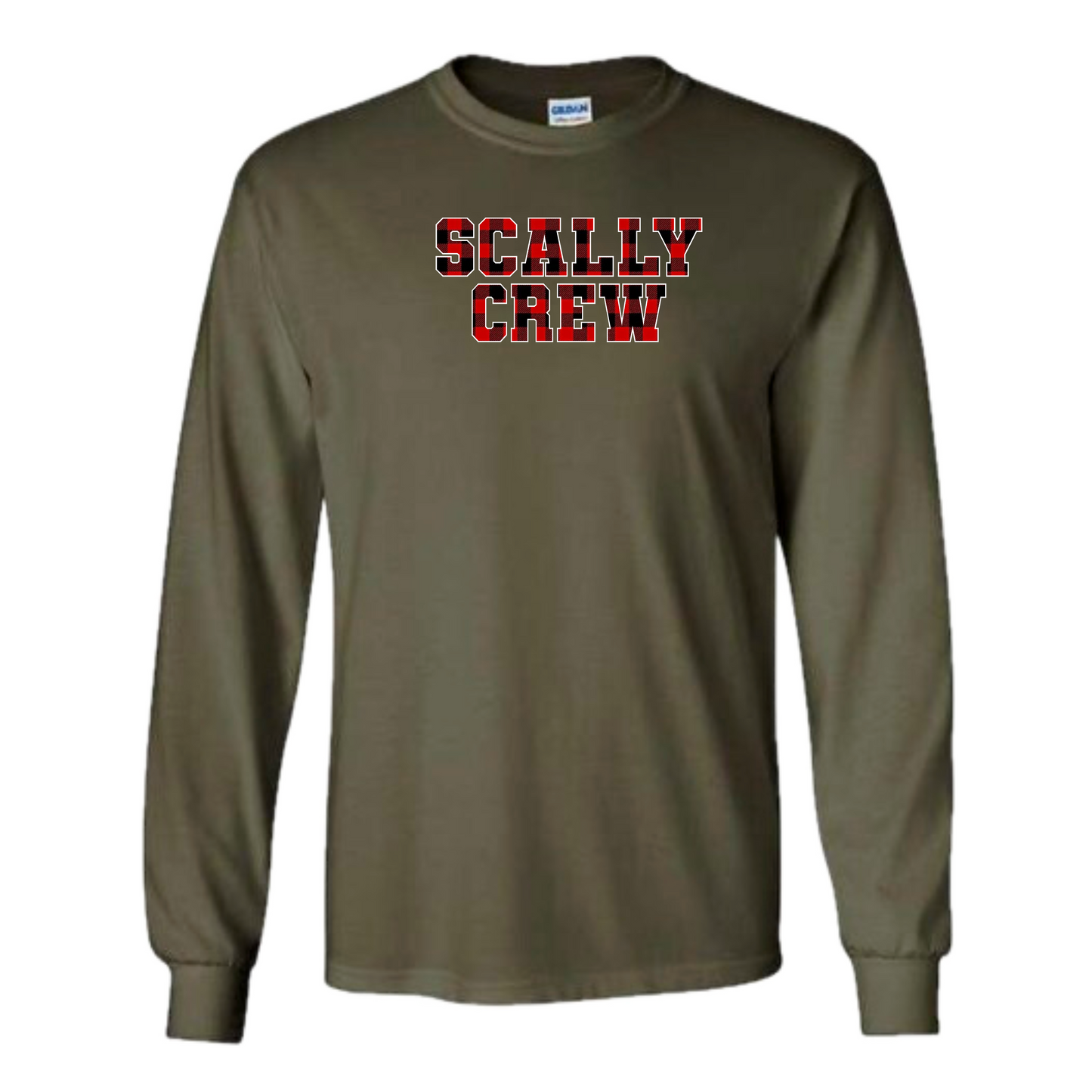 Scally Crew Buffalo Plaid Tee