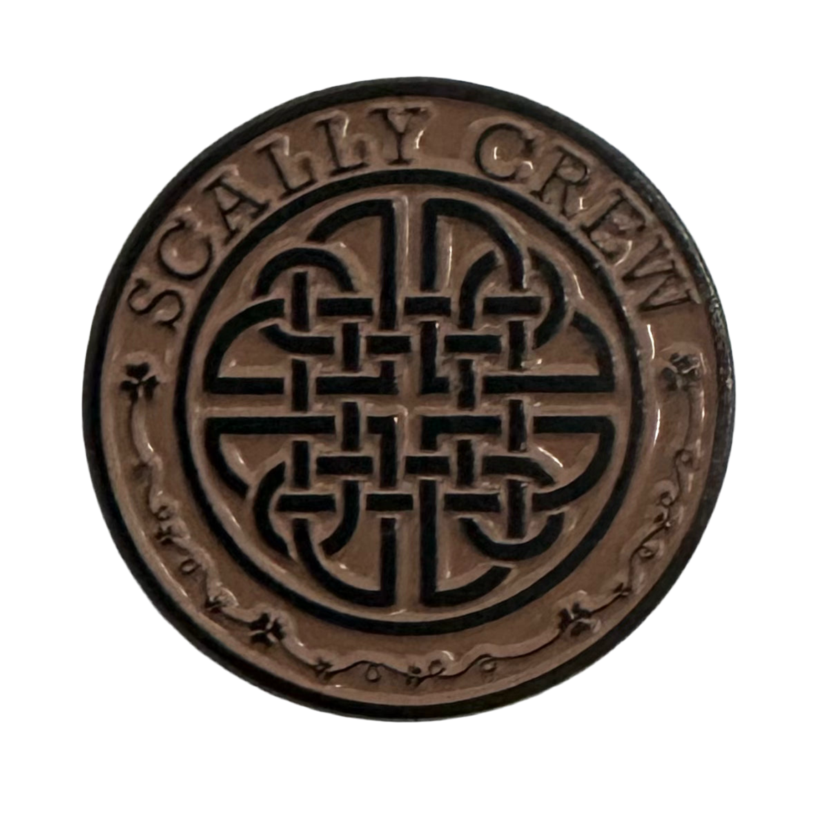 Scally Crew Celtic Knot Pin (Black)