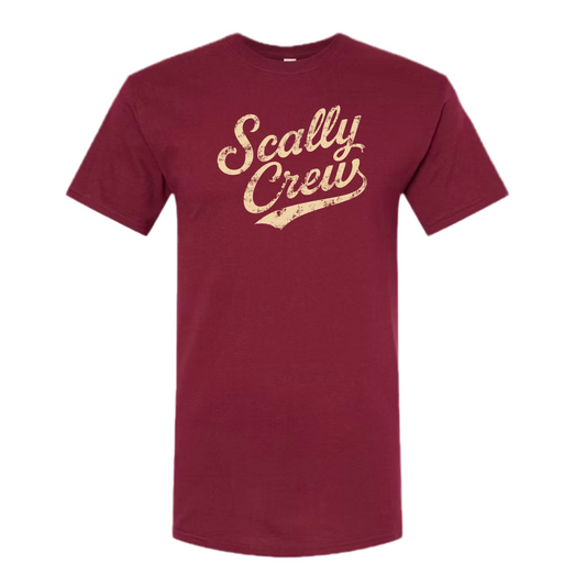 Scally Crew Script Logo Tee