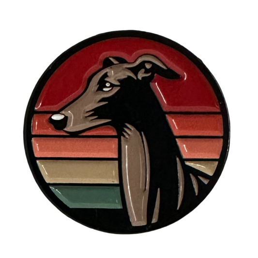 Greyhound Pin (Fawn)
