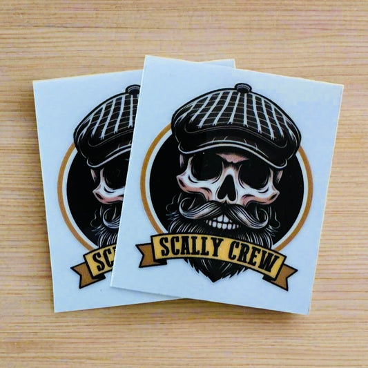 3.5” Scally Crew Sticker (Gold)