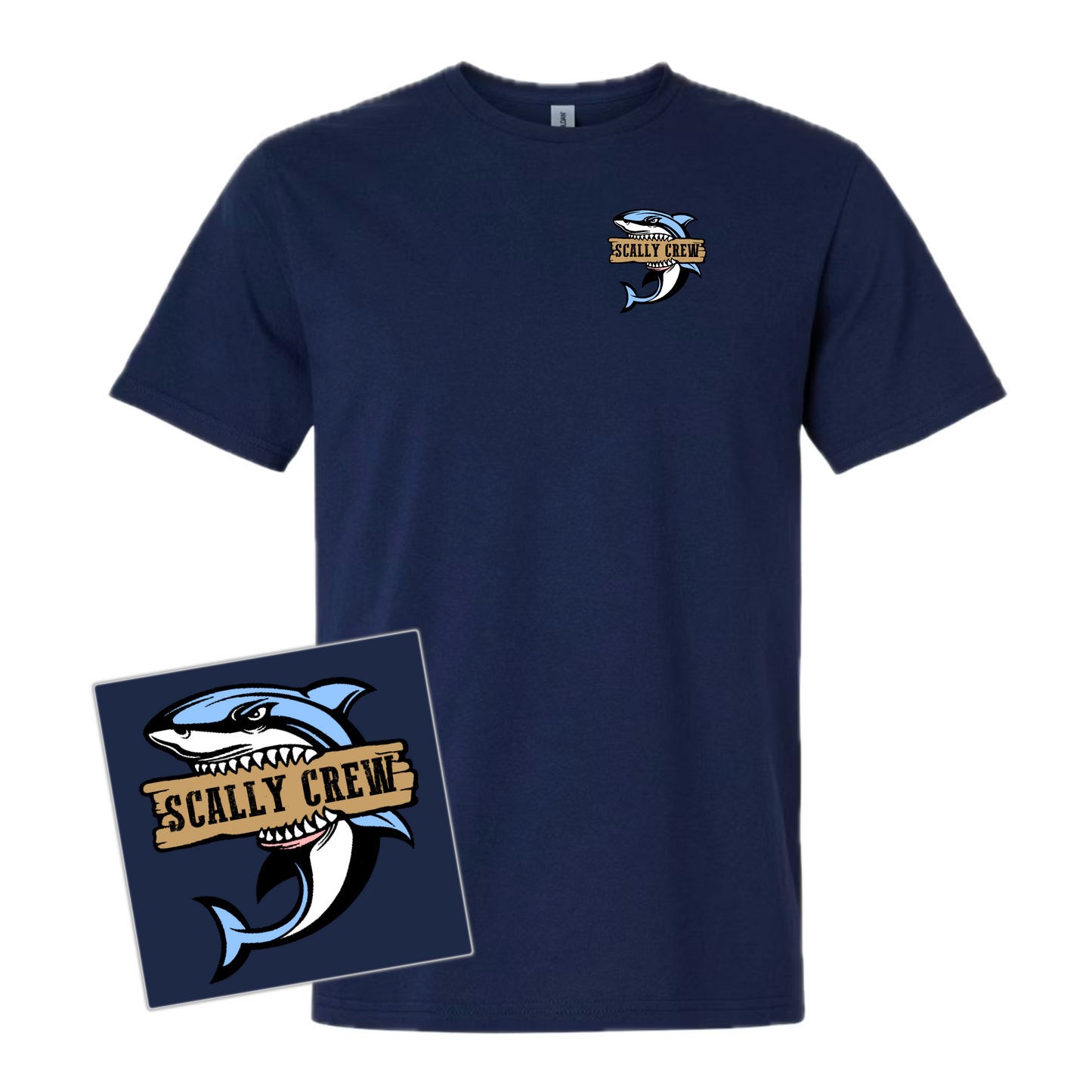 Scally Crew Shark (Small Logo)