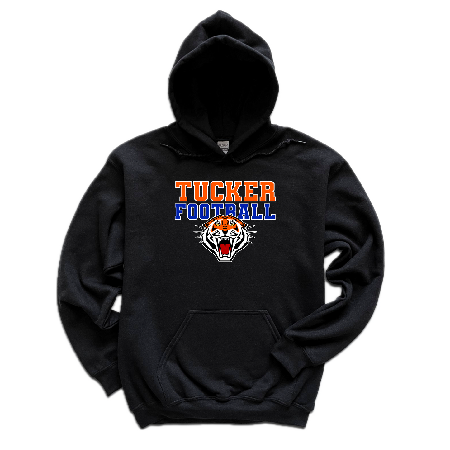 Tucker Football Tiger Logo Hoodie
