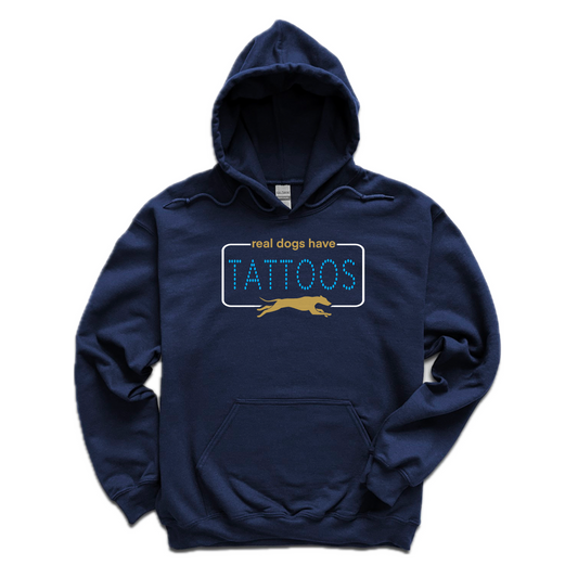 Real Dogs Have Tattoos Hoodie