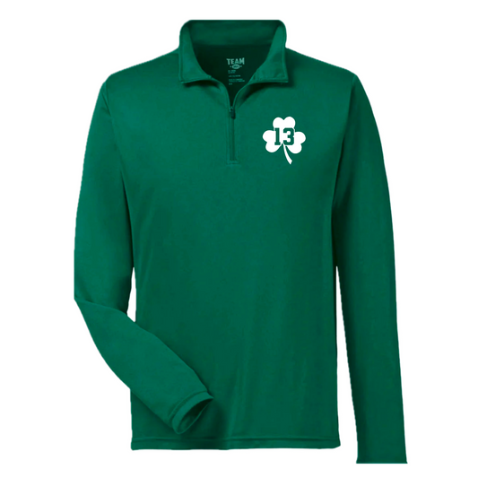 Shamrock Performance Quarter Zip w/ Custom Player Number