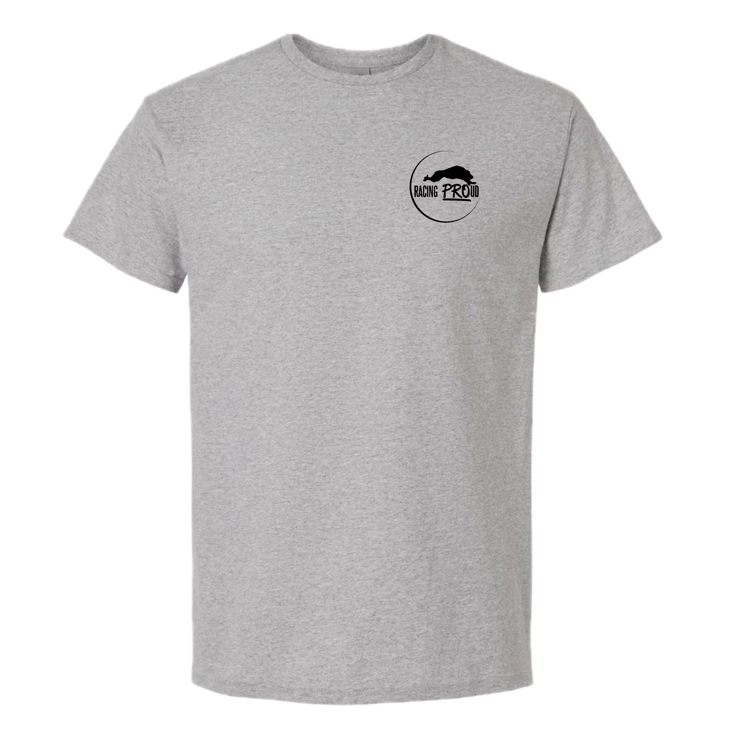 Racing PROud Logo Tee (Black Logo)