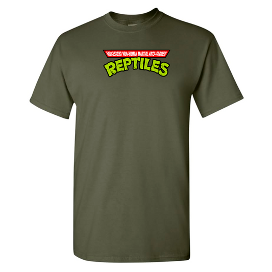 Adolescent Non-Human Martial Arts-Trained Reptiles