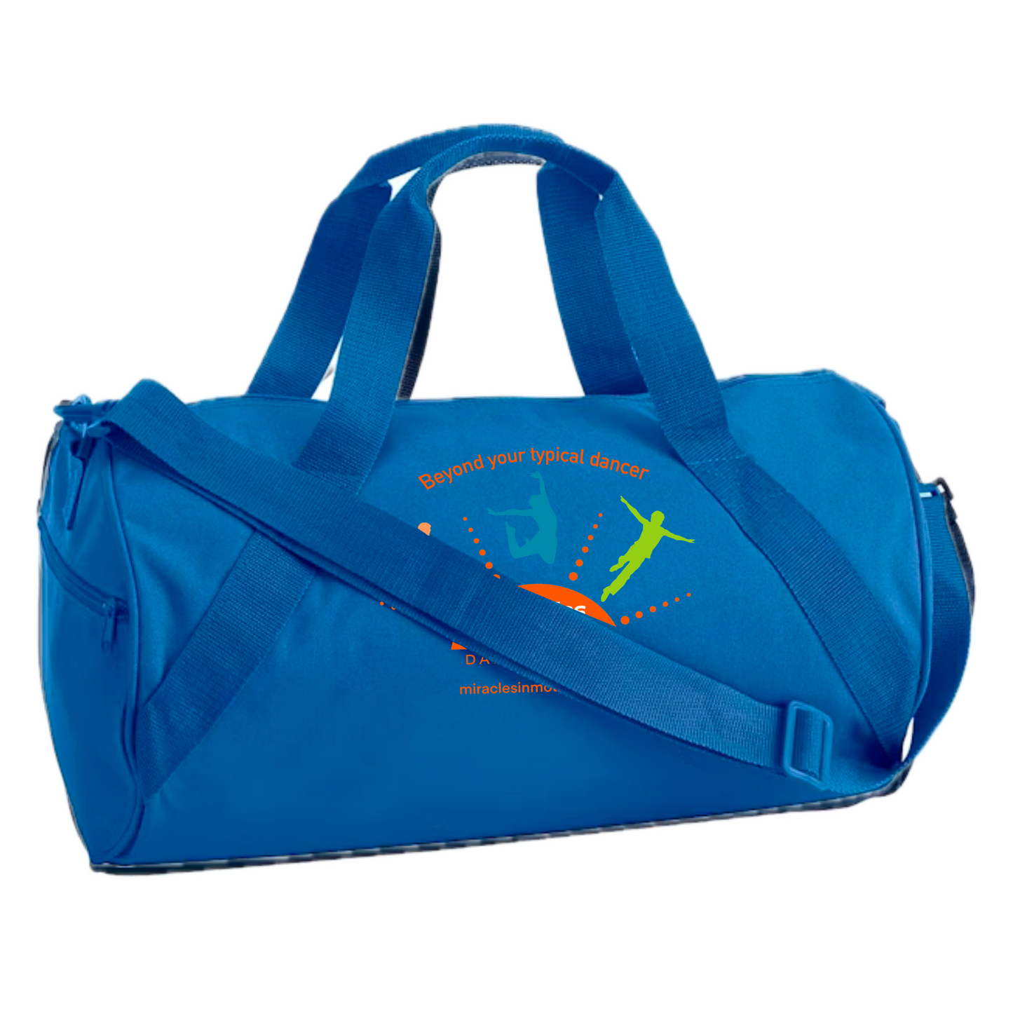 Miracles in Motion Logo Barrel Duffel