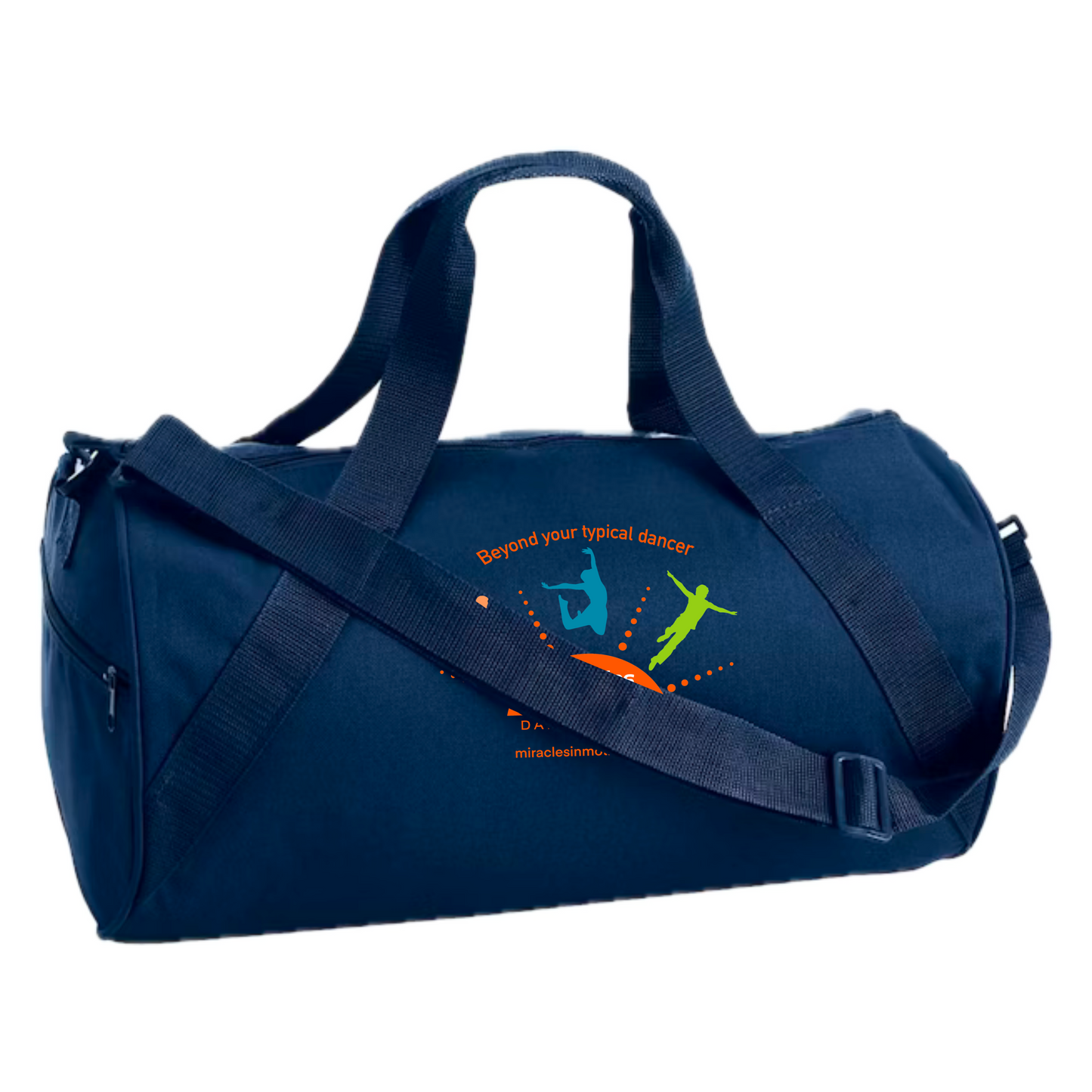 Miracles in Motion Logo Barrel Duffel