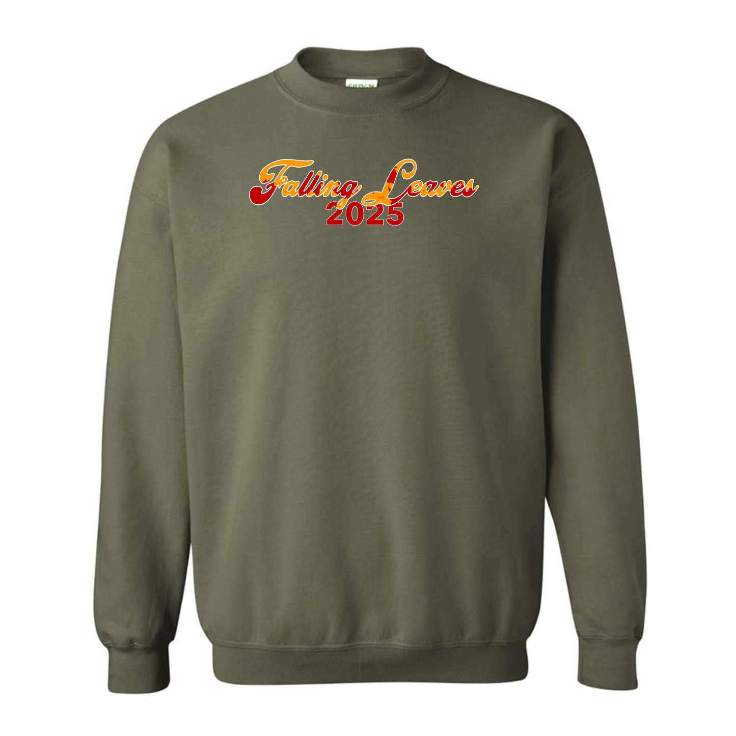 Falling Leaves Script Crewneck