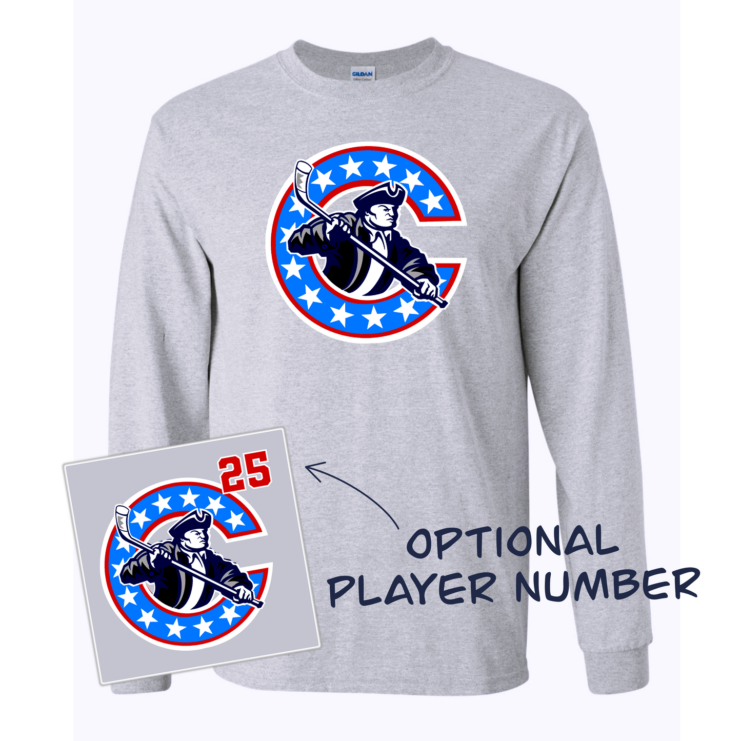 Continentals Hockey Long Sleeve Tee