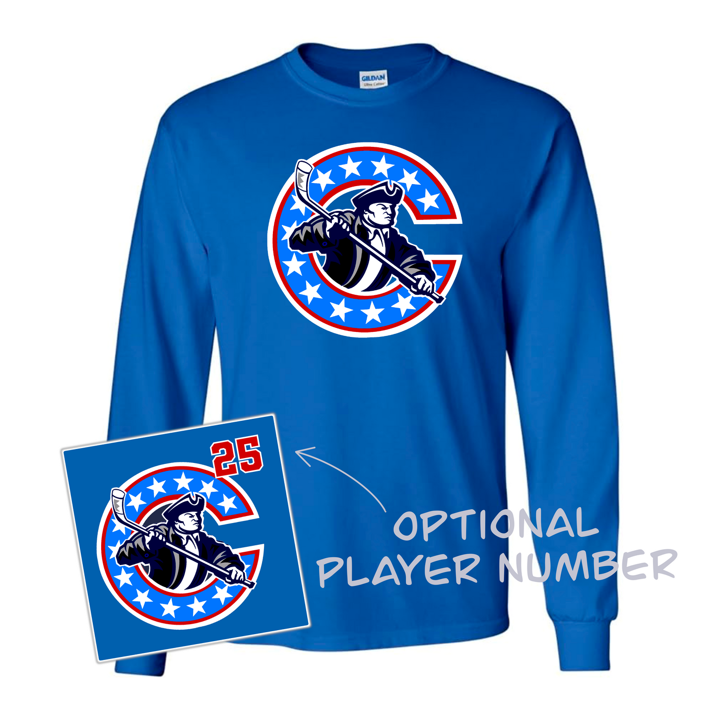 Continentals Hockey Long Sleeve Tee