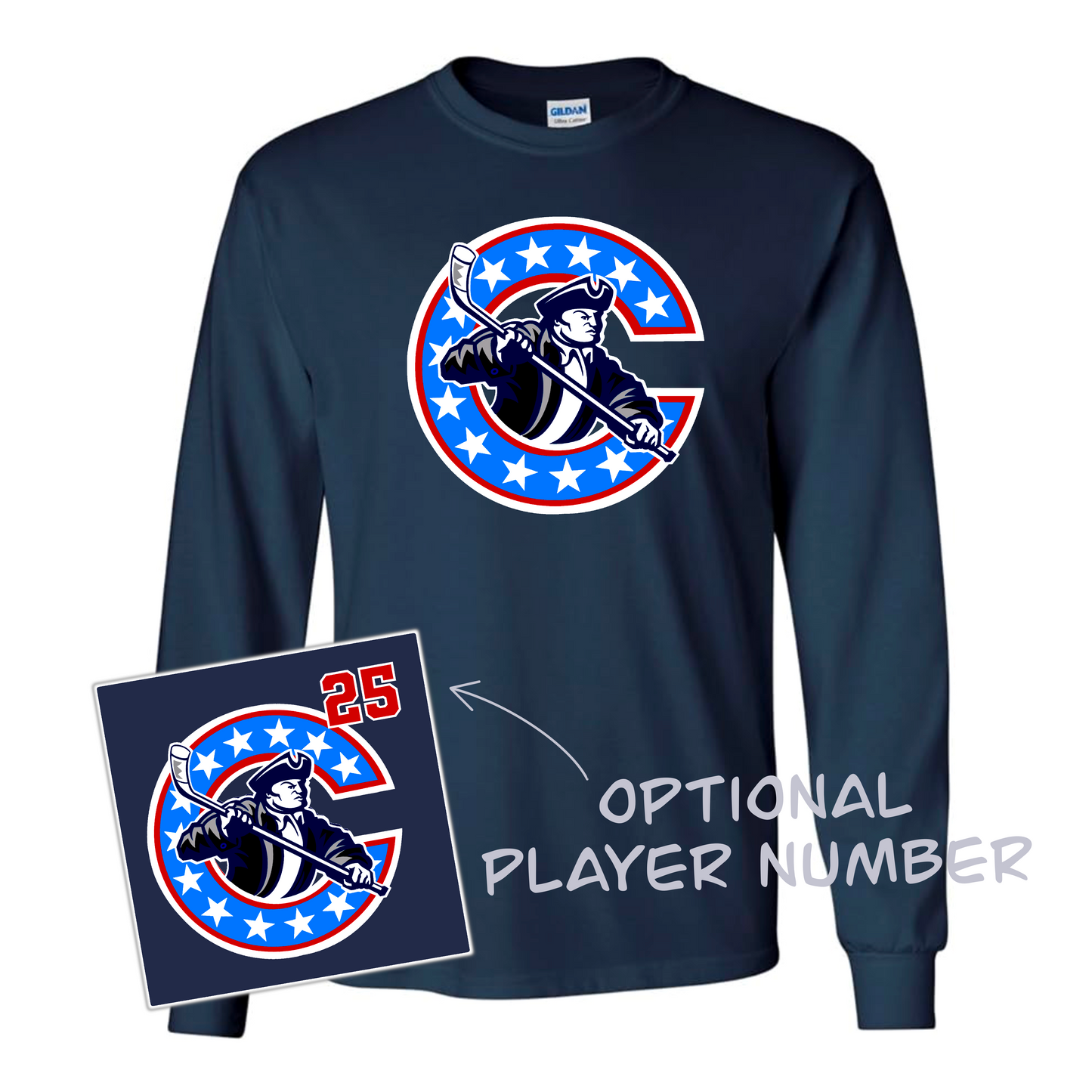 Continentals Hockey Long Sleeve Tee