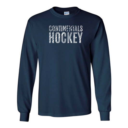 Continentals White Block Long Sleeve Tee