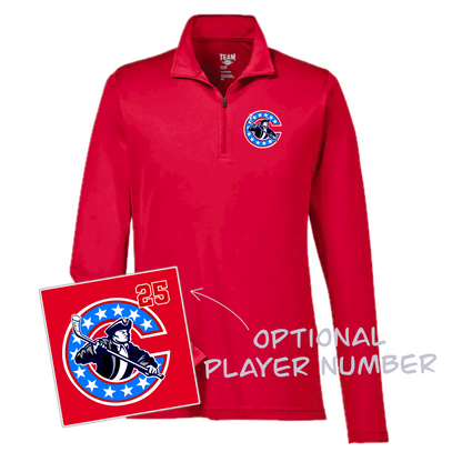 Continentals Logo Performance Quarter Zip