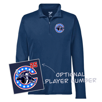 Continentals Logo Performance Quarter Zip