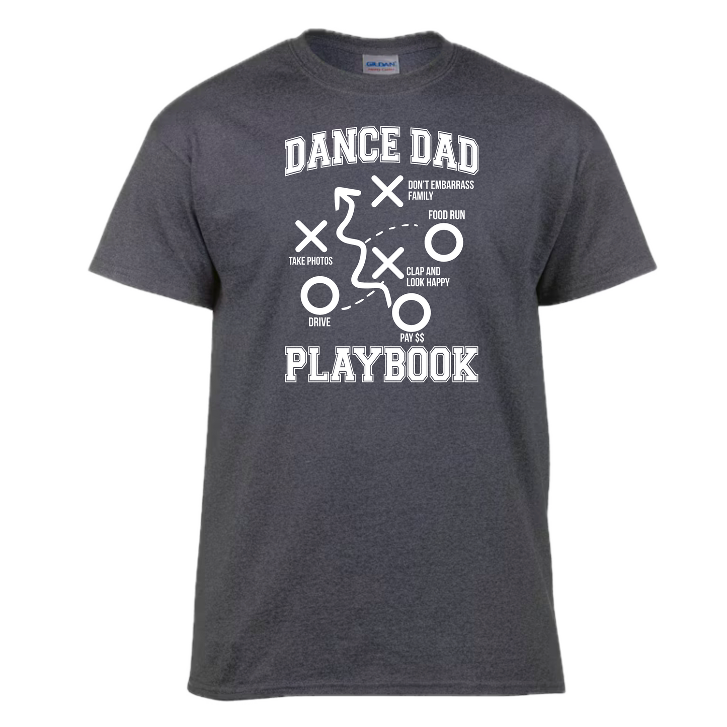Miracles in Motion Dance Dad Playbook Tee