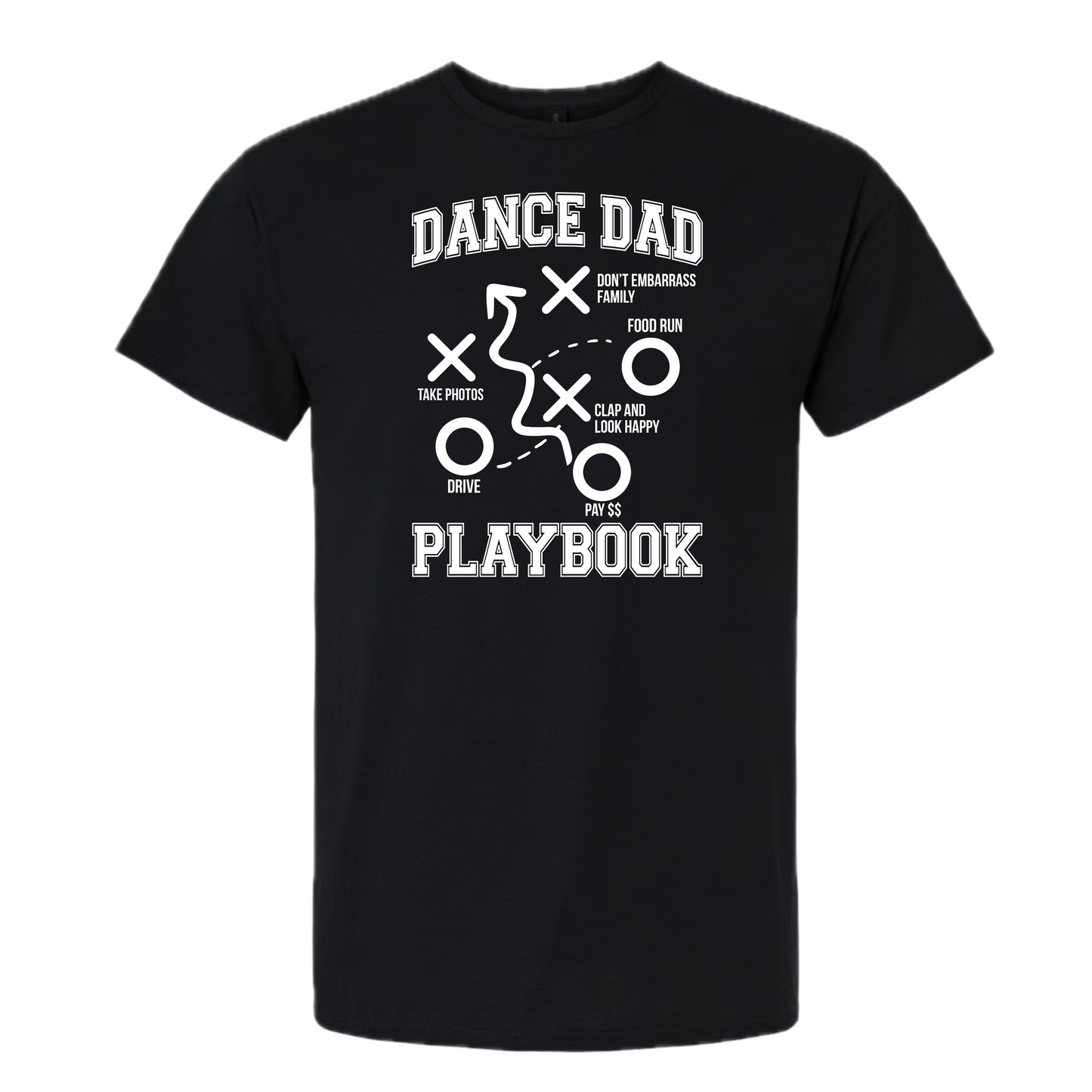 Miracles in Motion Dance Dad Playbook Tee
