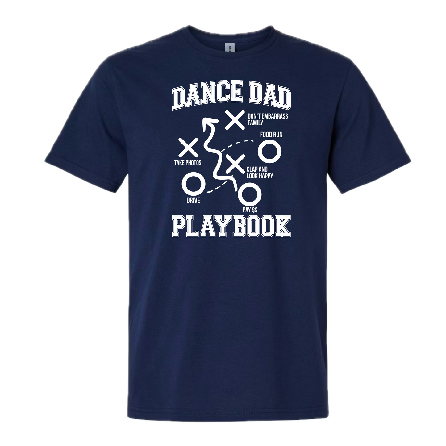 Miracles in Motion Dance Dad Playbook Tee