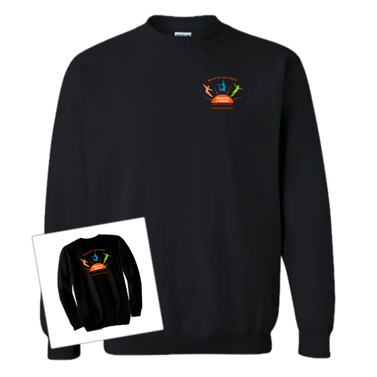 Miracles in Motion Color Logo Crewneck