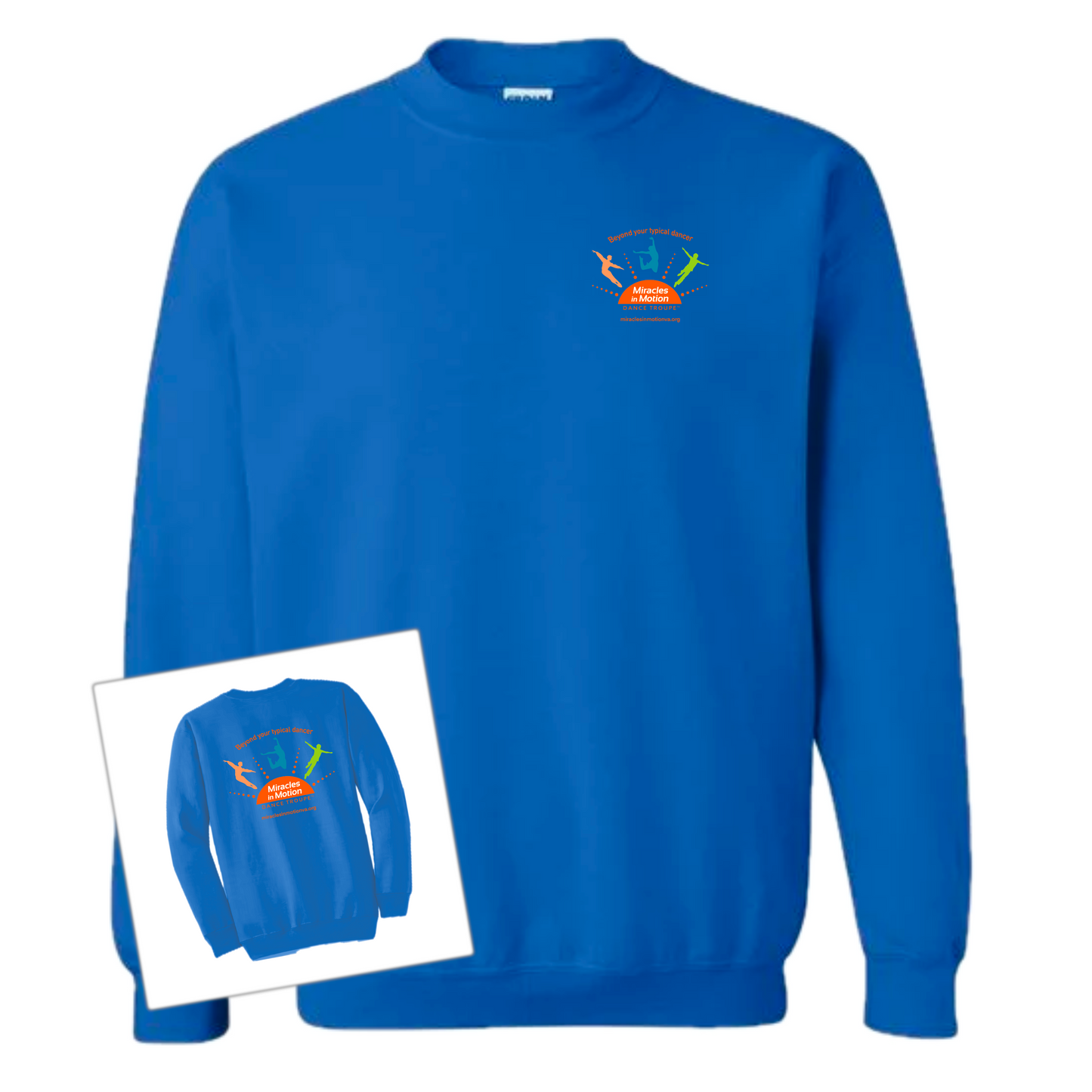 Miracles in Motion Color Logo Crewneck
