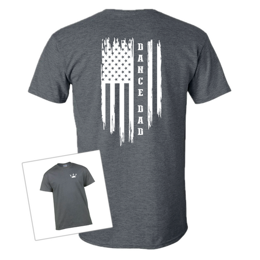Miracles in Motion Dance Dad Flag Tee