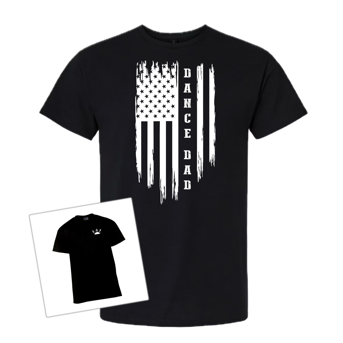 Miracles in Motion Dance Dad Flag Tee