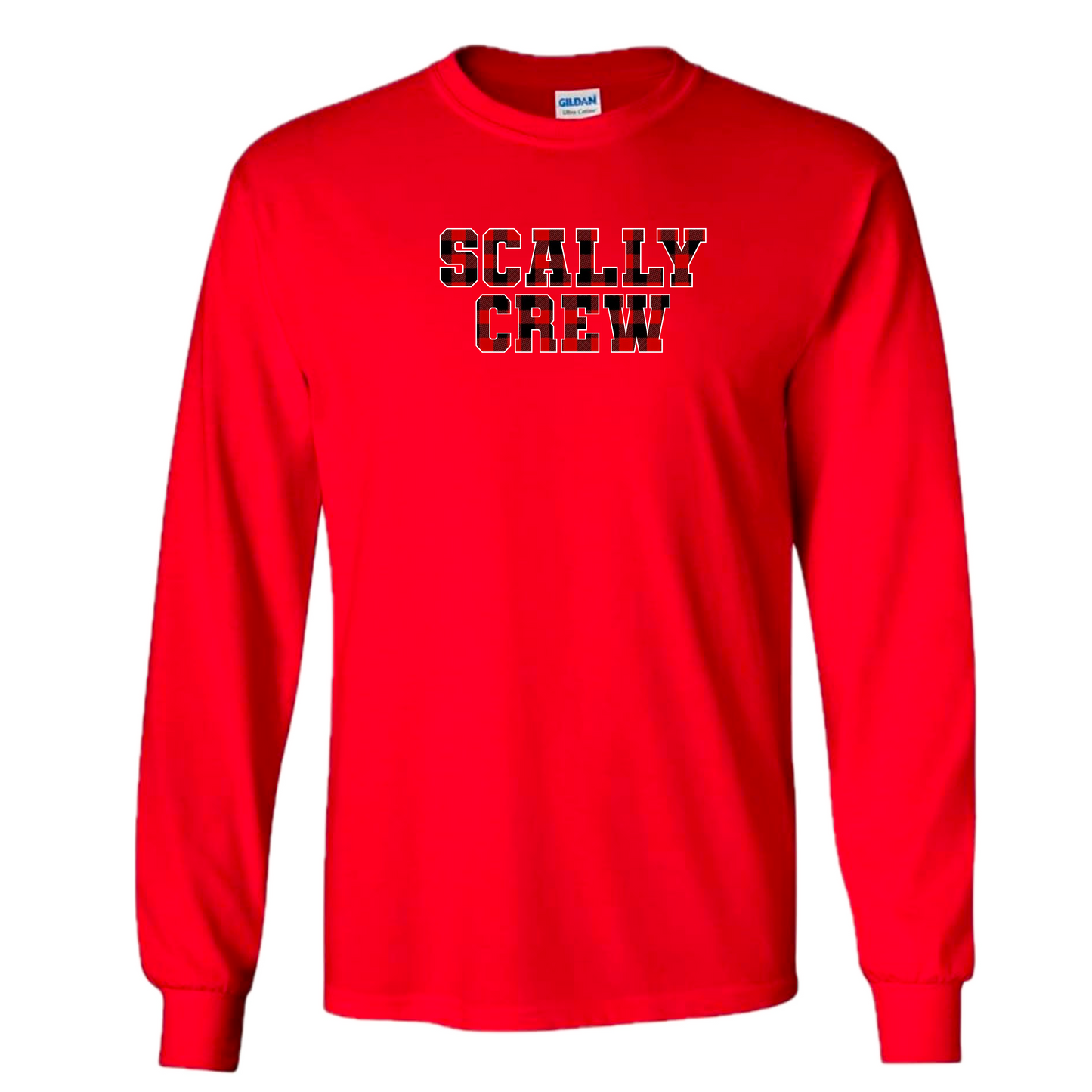 Scally Crew Buffalo Plaid Tee