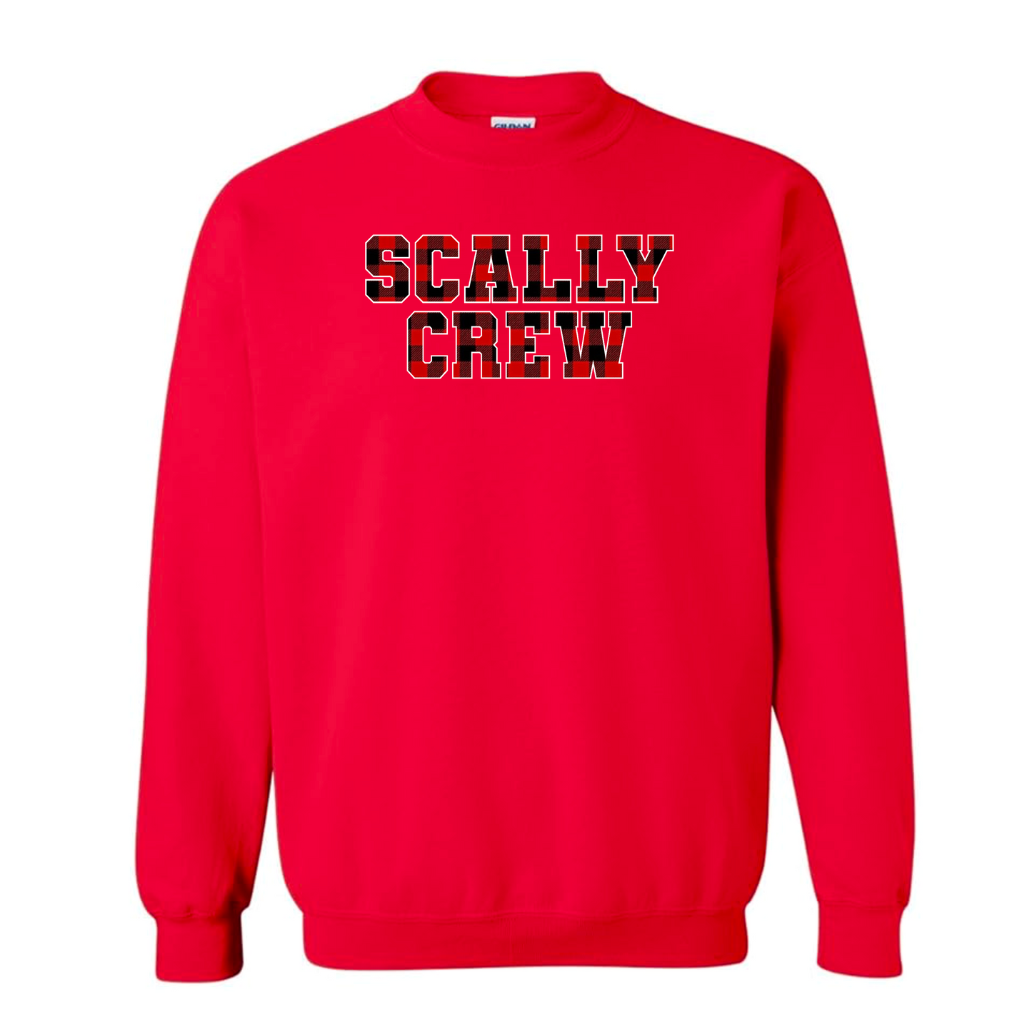 Scally Crew Buffalo Plaid Sweatshirt