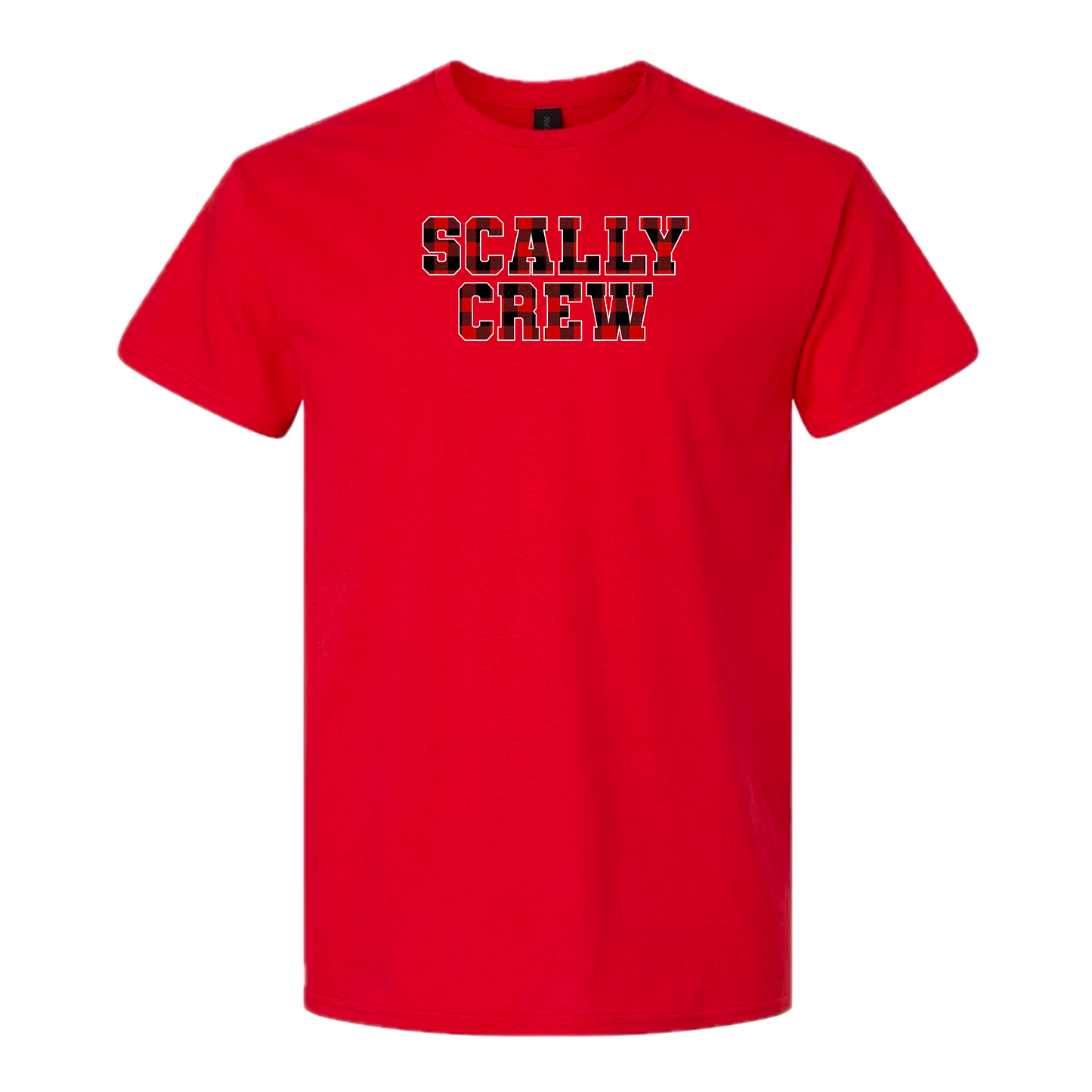Scally Crew Buffalo Plaid Tee
