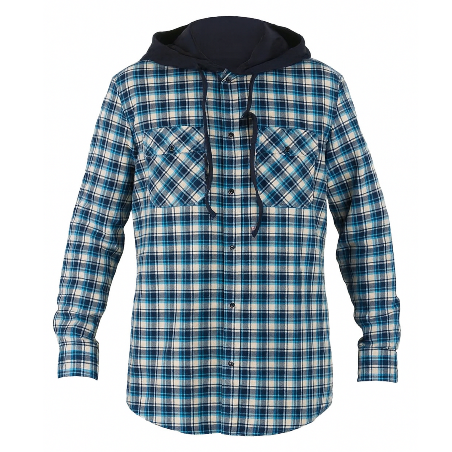 Abominable Hooded Button Down