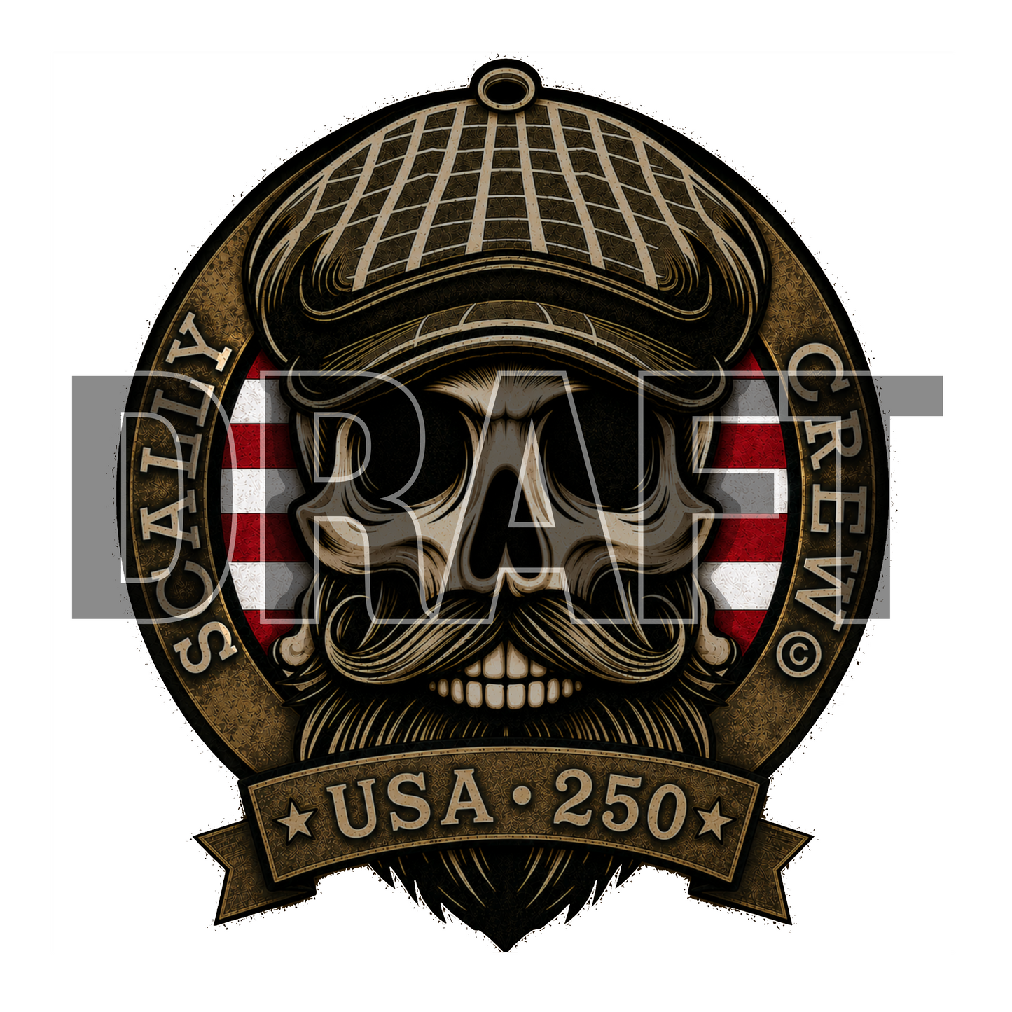 USA 250 Scally Crew Pin | PRE-ORDER