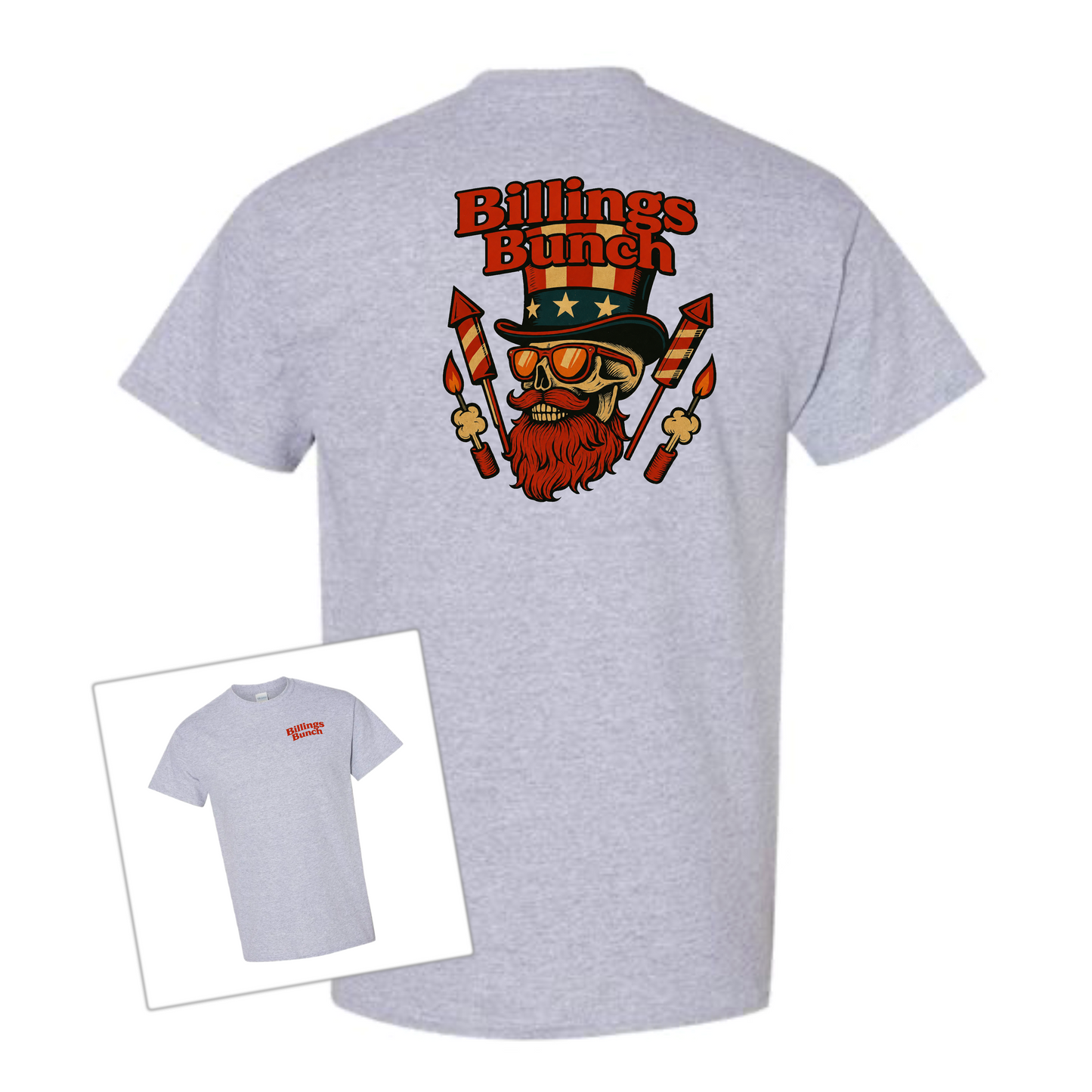 Firecracker Billings Bunch Tee